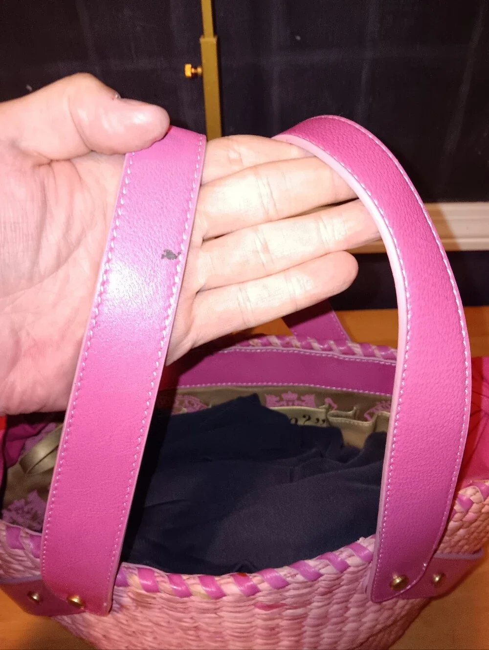 Juicy Couture Ultra Rare Vintage Y2k Wicker Basket Heart Bag